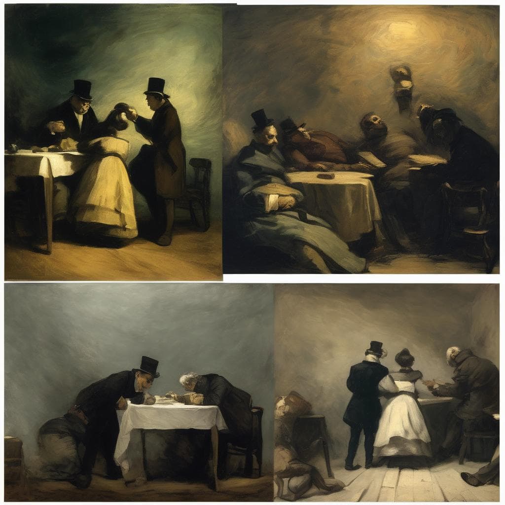 Μάσκες Εξπρεσιονισμού και κοινωνίας μέσα από ζωγραφικά έργα με θέμα την κοινωνική δομή και ανθρώπινη έκφραση.